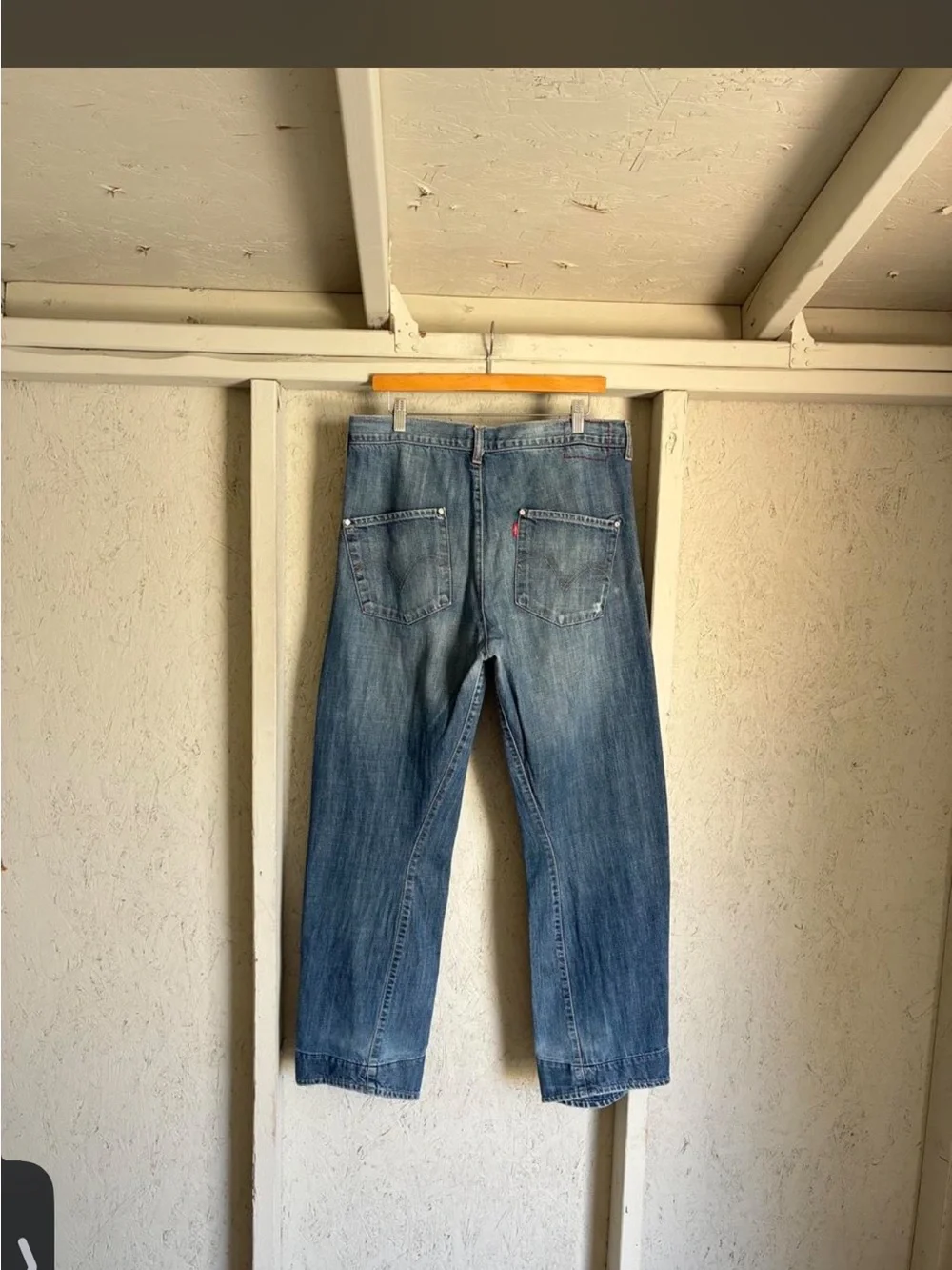Levi's Faded Blue Relaxed Straight Jeans
